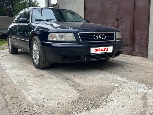 2001 Audi A8 I (D2) Рестайлинг, синий, 650000 рублей - вид 2
