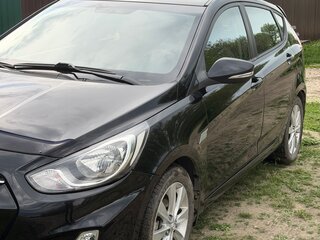 2012 Hyundai Solaris I, чёрный, 660000 рублей, вид 1