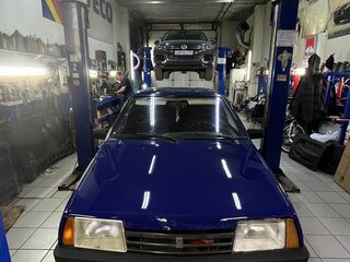 1999 Lada (ВАЗ) 21099, синий, 180000 рублей, вид 4