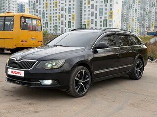 2013 Skoda Superb DSG II Рестайлинг, чёрный, 1300000 рублей, вид 2