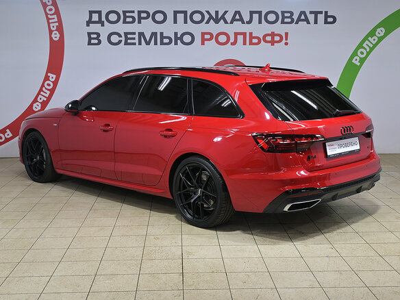 2019 Audi A4 40 TDI V (B9) Рестайлинг, красный, 3690000 рублей - вид 5