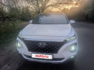 2018 Hyundai Santa Fe IV, белый, 2500000 рублей, вид 1