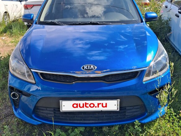 2017 Kia Rio IV, синий, 1123100 рублей