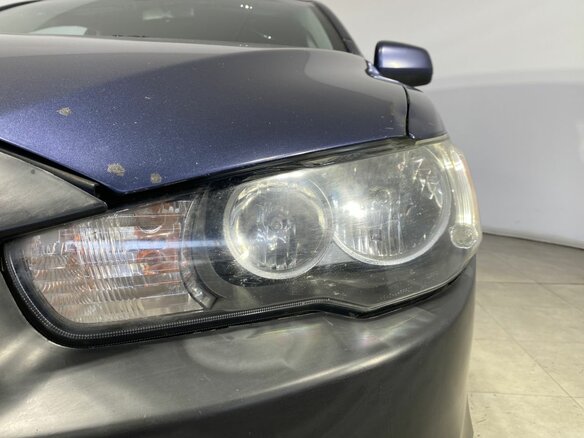 2008 Mitsubishi Lancer X, синий - вид 12