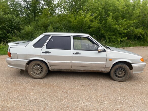 2007 Lada (ВАЗ) 2115, серебристый, 110000 рублей - вид 4