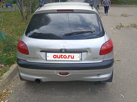 2001 Peugeot 206, серый, 120000 рублей, вид 2
