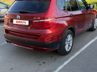 2011 BMW X3 20d xDrive II (F25), красный, 1650000 рублей, вид 3