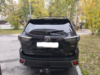2018 Toyota Highlander III (XU50) Рестайлинг, чёрный, 3550000 рублей, вид 2