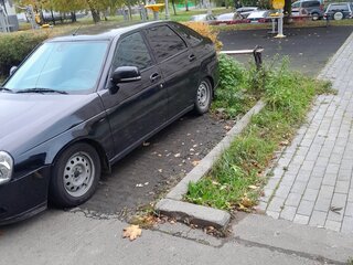 2009 Lada (ВАЗ) Priora I, чёрный, 240000 рублей, вид 5