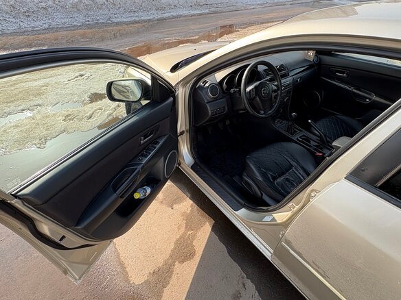2007 Mazda 3 I (BK) Рестайлинг, серый, 550000 рублей - вид 4