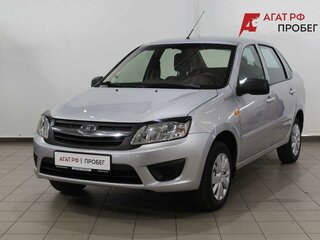 2013 Lada (ВАЗ) Granta I, серебристый, 485000 рублей, вид 1