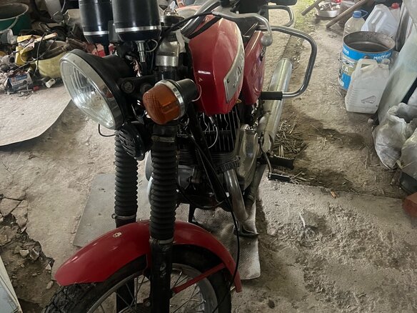 1986 Jawa 350/638, красный, 160000 рублей - вид 1