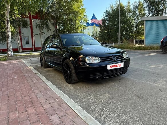 2004 Volkswagen Golf GTI IV, чёрный, 400000 рублей - вид 6