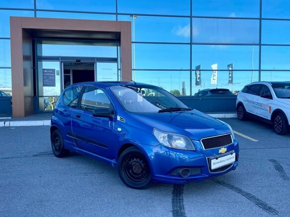 2010 Chevrolet Aveo I Рестайлинг, синий, 135000 рублей - вид 1