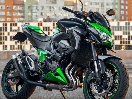 2014 Kawasaki Z 800, зелёный, 780000 рублей, вид 1