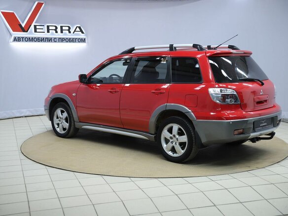 2004 Mitsubishi Outlander I, красный, 430000 рублей - вид 6