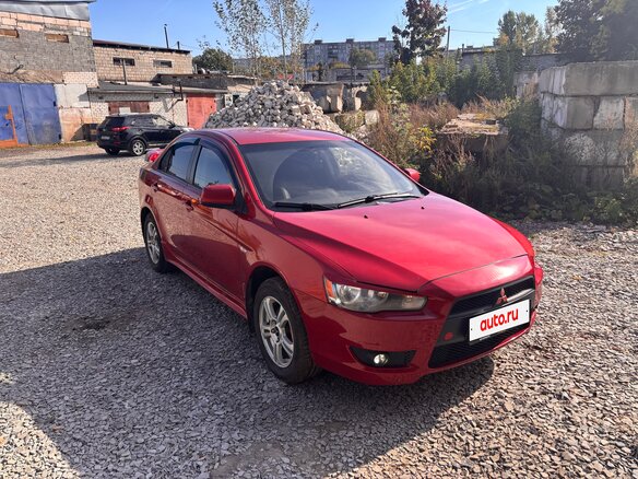 2008 Mitsubishi Lancer X, красный, 600000 рублей - вид 4