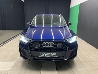 2022 Audi Q7 55 TFSI II (4M) Рестайлинг, синий, 6900000 рублей, вид 2