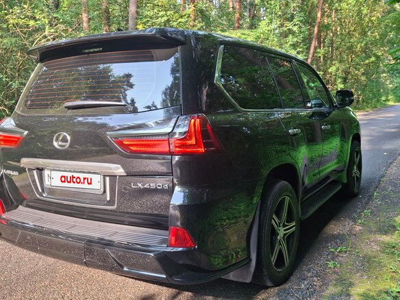 2020 Lexus LX 450d III Рестайлинг 2, чёрный, 7800000 рублей - вид 7