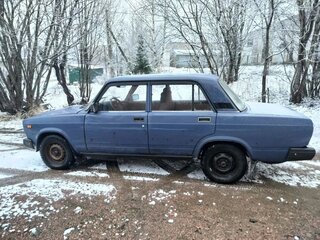 2007 Lada (ВАЗ) 2107, голубой, 140000 рублей, вид 3