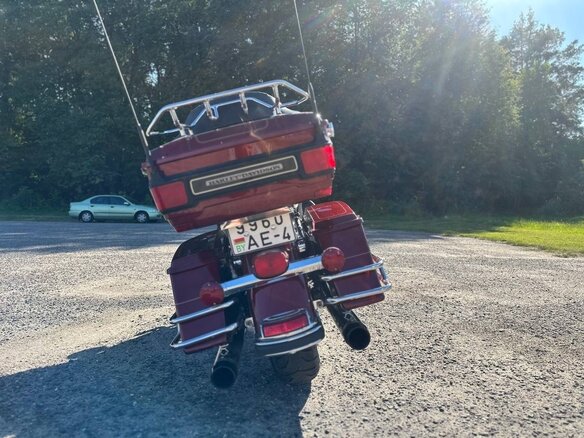 2008 Harley-Davidson Electra Glide, красный, 680000 рублей - вид 6