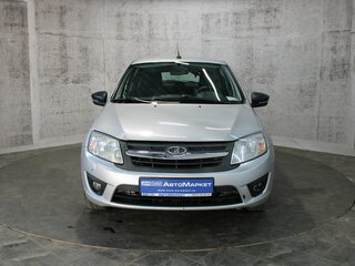 2015 Lada (ВАЗ) Granta I, серебристый, 377000 рублей, вид 2