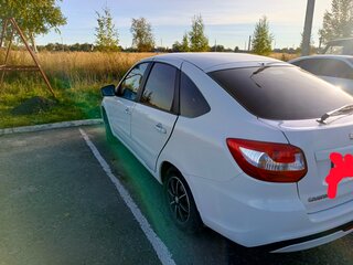 2019 Lada (ВАЗ) Granta I Рестайлинг, белый, 535000 рублей, вид 4
