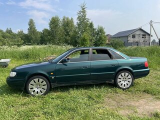 1996 Audi A6 I (C4), зелёный, 350000 рублей, вид 2