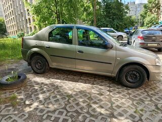 2012 Renault Logan I Рестайлинг, бежевый, 450000 рублей, вид 3