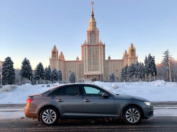 2016 Audi A4 V (B9), серый, 1850000 рублей - вид 5