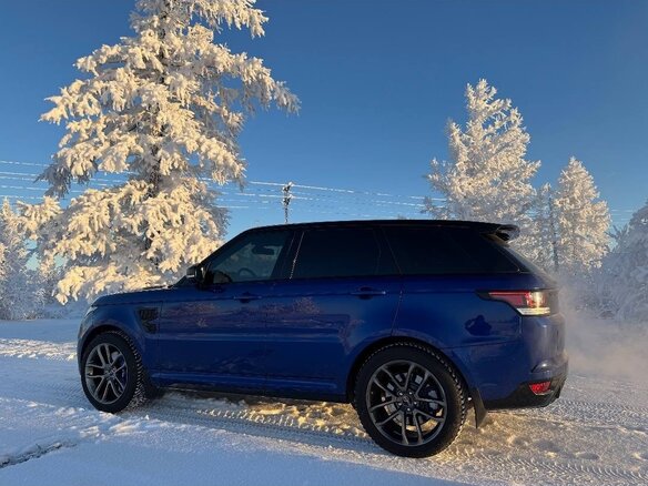 2015 Land Rover Range Rover Sport SVR II, синий, 4900000 рублей - вид 1