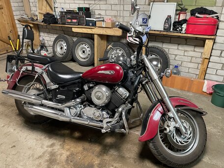 1998 Yamaha XVS400 Drag Star, чёрный, 369000 рублей, вид 3
