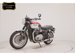 2020 Triumph Bonneville T120, белый, 900000 рублей, вид 4