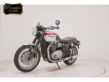 2020 Triumph Bonneville T120, белый, 900000 рублей, вид 4