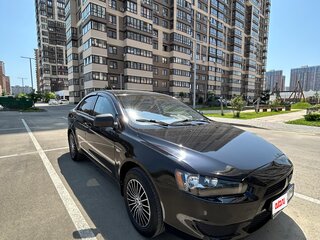 2008 Mitsubishi Lancer X, чёрный, 600000 рублей, вид 3