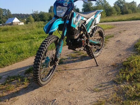 2023 Motoland CRF250 Enduro, голубой, 120000 рублей, вид 1