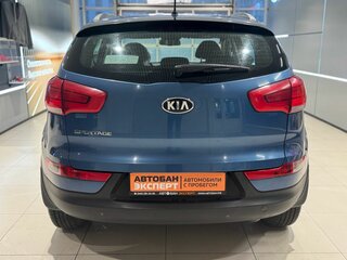 2014 Kia Sportage III Рестайлинг, синий, 1349000 рублей, вид 5