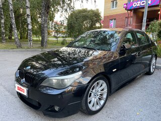 2007 BMW 5 серии 520d V (E60/E61) Рестайлинг, чёрный, 1980000 рублей, вид 5