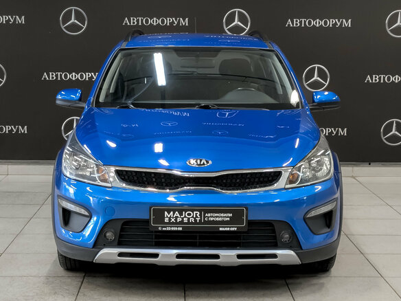 2018 Kia Rio X-Line IV, синий, 1535000 рублей - вид 1