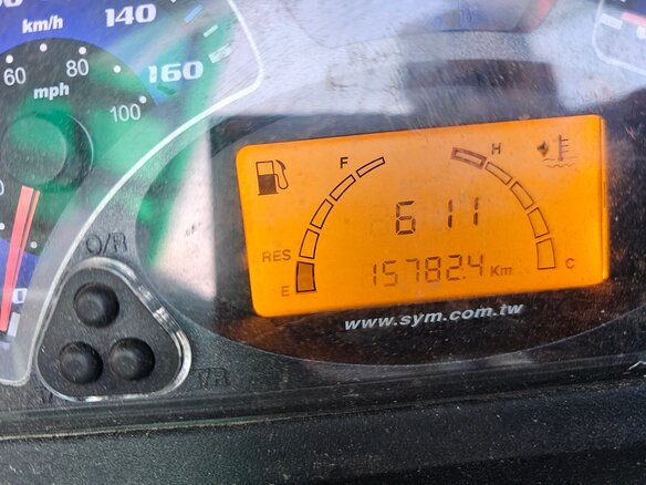 2011 Sym GTS 125, чёрный, 125000 рублей - вид 7