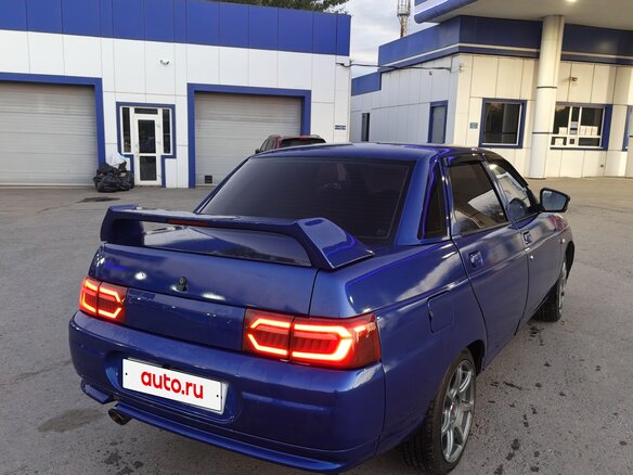 2002 Lada (ВАЗ) 2110, синий, 499000 рублей - вид 8