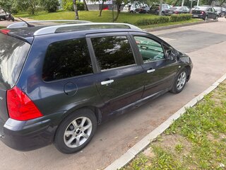 2006 Peugeot 307 I Рестайлинг, синий, 350000 рублей, вид 3