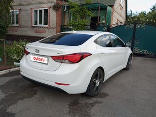 2014 Hyundai Elantra V (MD), белый, 1350000 рублей, вид 4