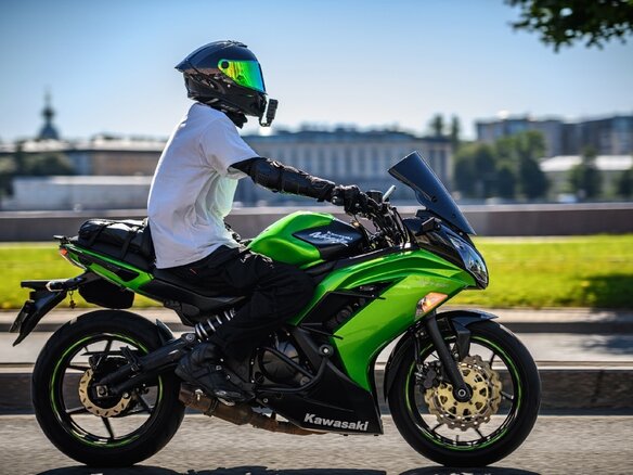 2013 Kawasaki ER-6F (Ninja 650R), зелёный, 350000 рублей - вид 5