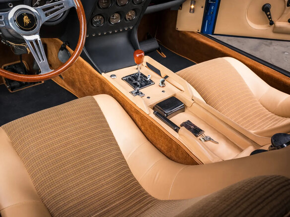 1967 Lamborghini Miura, синий - вид 25