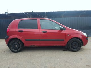 2008 Hyundai Getz I Рестайлинг, красный, 315000 рублей, вид 4