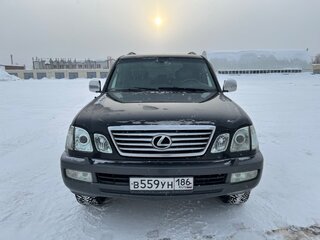 2006 Lexus LX 470 II Рестайлинг, чёрный, 2283840 рублей, вид 2