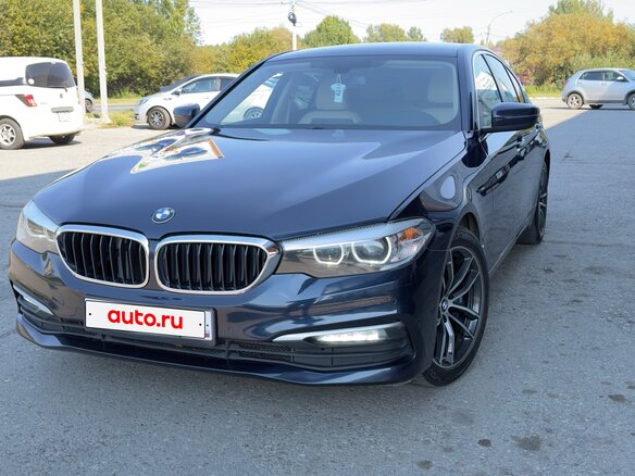 2018 BMW 5 серии 520d VII (G30/G31/G38), синий, 2600000 рублей - вид 1
