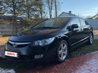 2008 Honda Civic VIII Рестайлинг, чёрный, 620000 рублей, вид 1