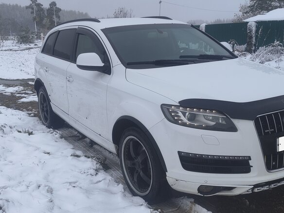 2010 Audi Q7 I (4L) Рестайлинг, белый, 1550000 рублей - вид 1